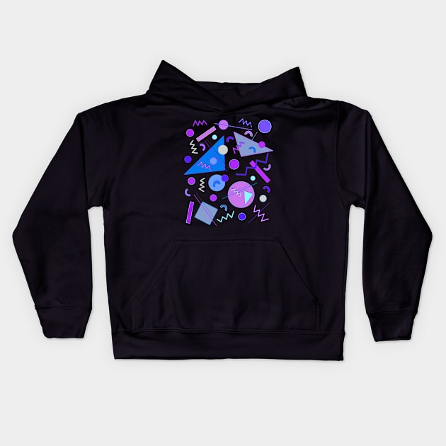 Memphis #99 Kids Hoodie by RockettGraph1cs